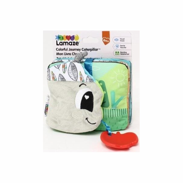 Tomy TOMY Lamaze Color.vzdělávací kniha housenka L27463/6