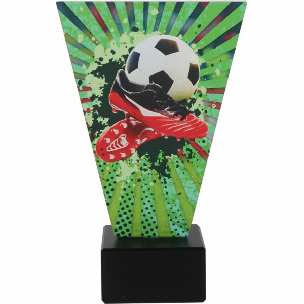 Tryumf Skleněná fotbalová trofej