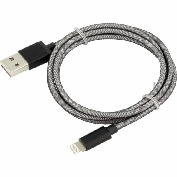 Ansmann Kabel USB-A - Lightning USB 1 m šedý (1700-0045)
