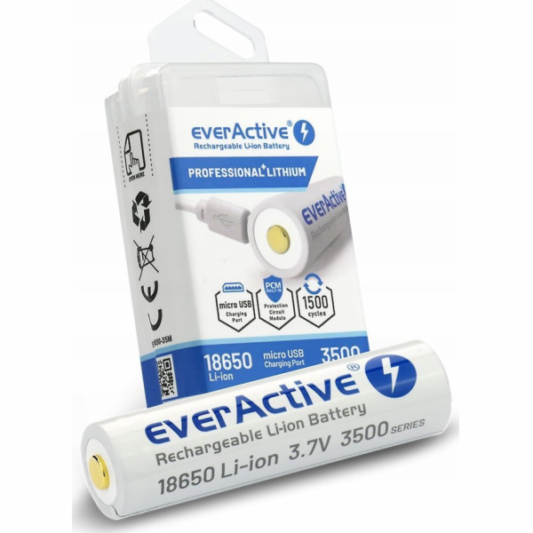 EverActive everActive USB ikraunamas 18650 3,7V 3500mAh a...