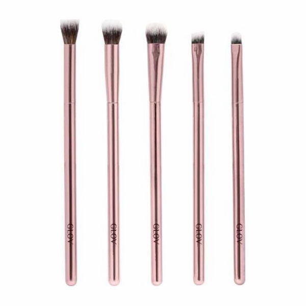 Glov Štětce na oční make-up Eye Brushes růžové 5 ks
