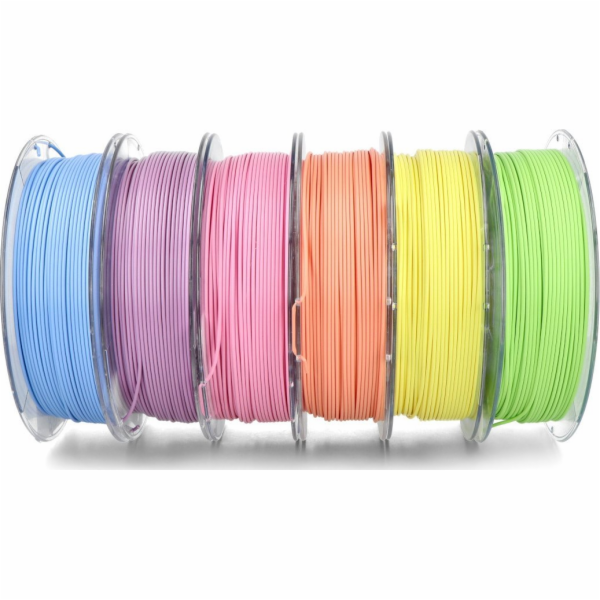 ROSA-PLAST Sada filamentů Rosa3D PLA Pastel 1,75 mm 6x350g