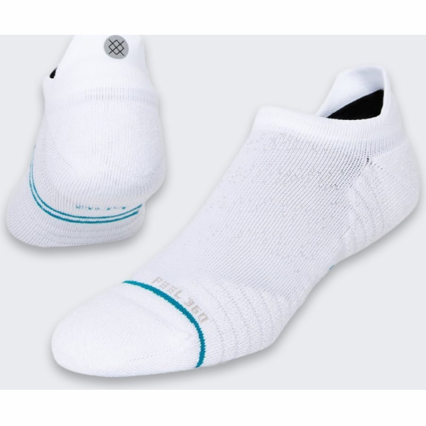 Stance Běžecké ponožky Athletic Tab 1 pár Bílé