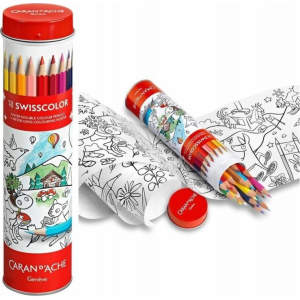 Caran d`Arche CARAN D'ACHE Barevné tužky Swisscolor, v ko...