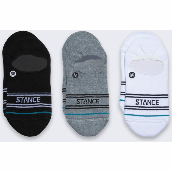 Stance Ponožky Basic No Show, 3 páry, vícebarevné