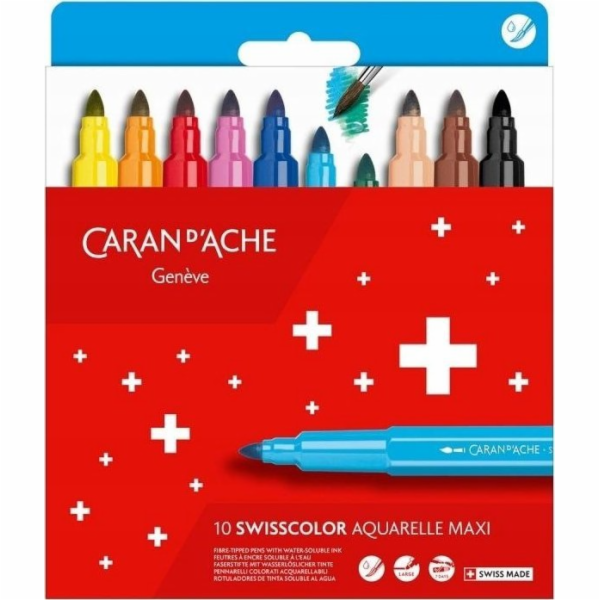 Caran d`Arche Akvarelové fixy CARAN D'ACHE Swisscolor Max...