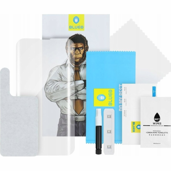 Blueo Tvrzené sklo 5D Mr. Monkey Glass - Samsung Galaxy S...