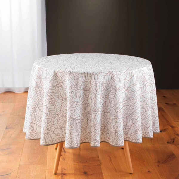 Douceur d`Interieur Kulatý ubrus s potiskem SOLEA, O 180 cm