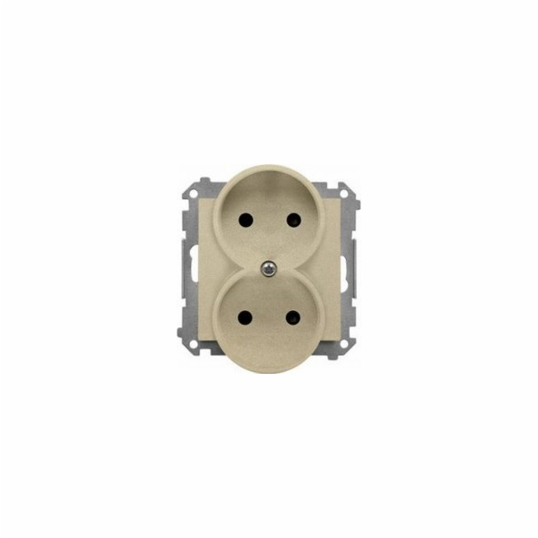 Kontakt-Simon Zásuvka Kontakt-Simon 55 TG2MCZ.01/144 dvoj...