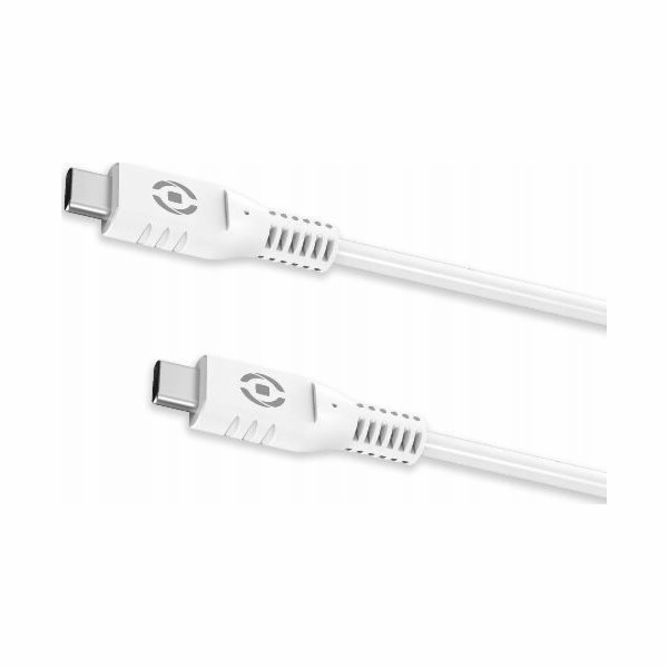 Celly USB-C USB-C PD 60W CABLE BÍLÝ USB kabel