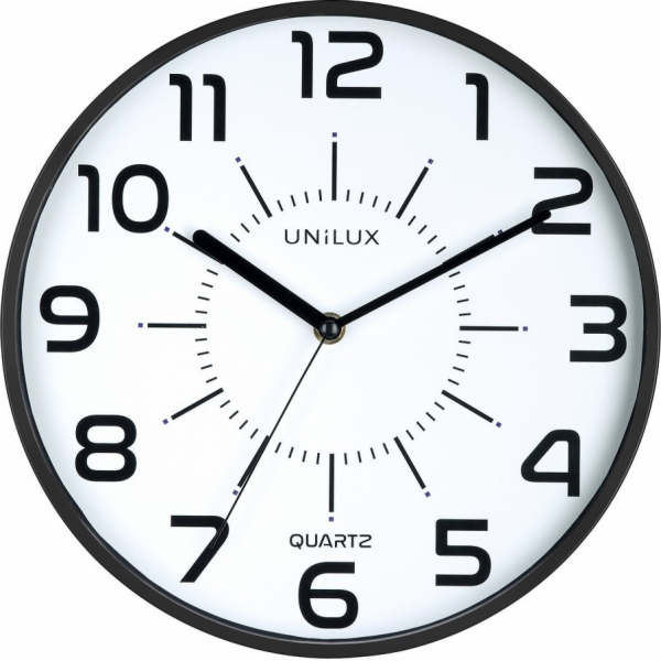 Unilux Hodiny Unilux Pop 28,5 cm černé -