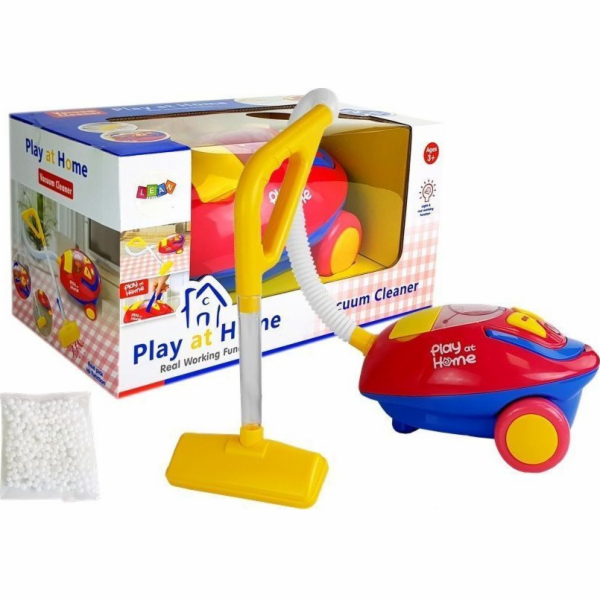 Lean Sport Velký vysavač červeno-žlutý, na baterie, světl...