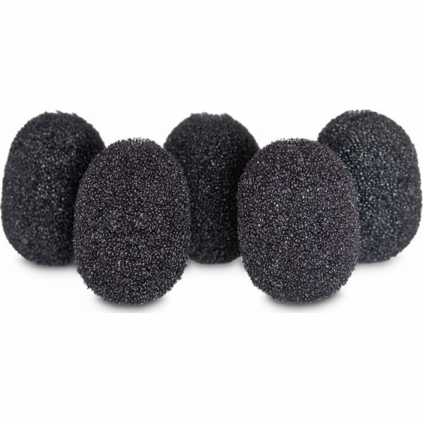 Rycote Pěnové klopové kladky Rycote, černé (1 balení po 5...