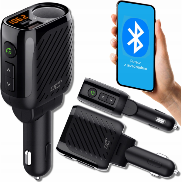 LTC FM vysílač BLUETOOTH VYSÍLAČ V5.3 S GN. ZAPALOVAČE CI...