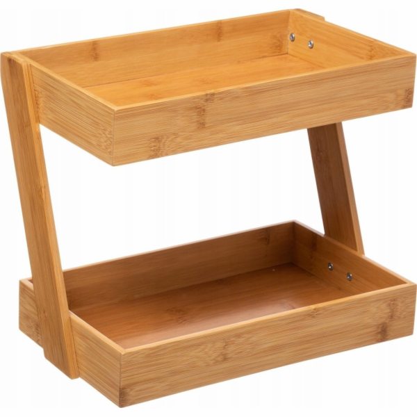 5five Bambusový kuchyňský organizér, 2 patra