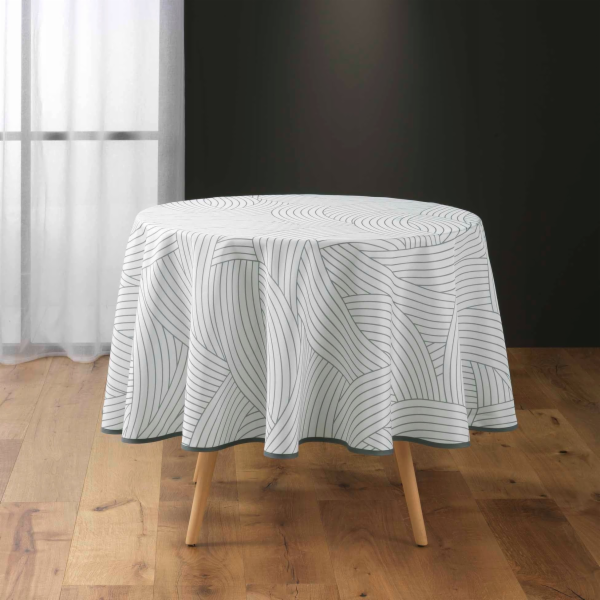 Douceur d`Interieur Kulatý polyesterový ubrus s potiskem ...