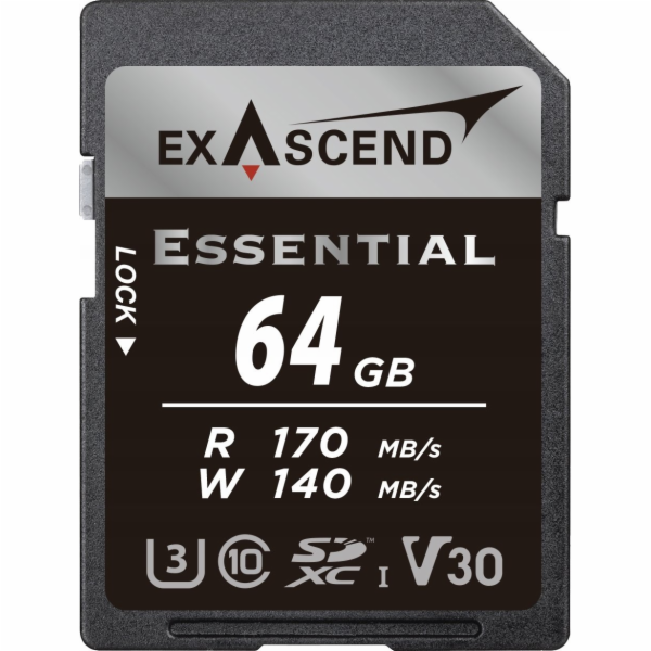 ExAscend Paměťová karta Essential UHS-I V30 64GB