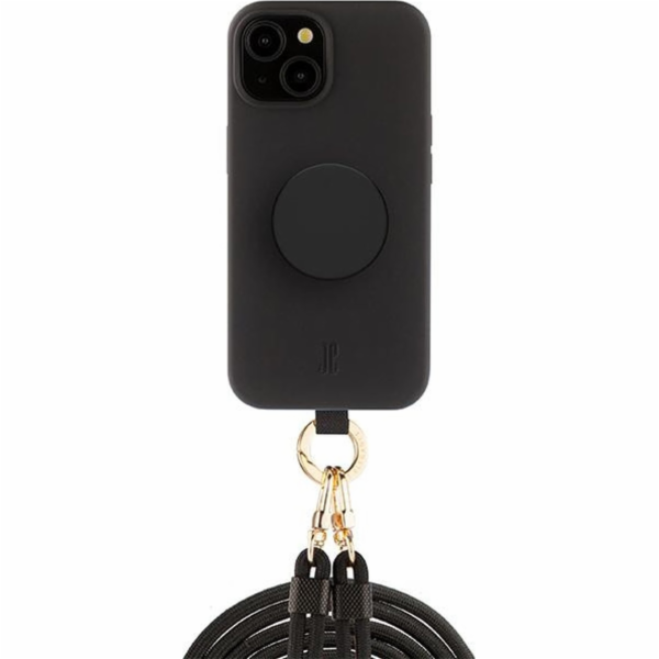 Just Elegance Pouzdro JE 3v1 PopGrip pro iPhone 15 6.1 če...