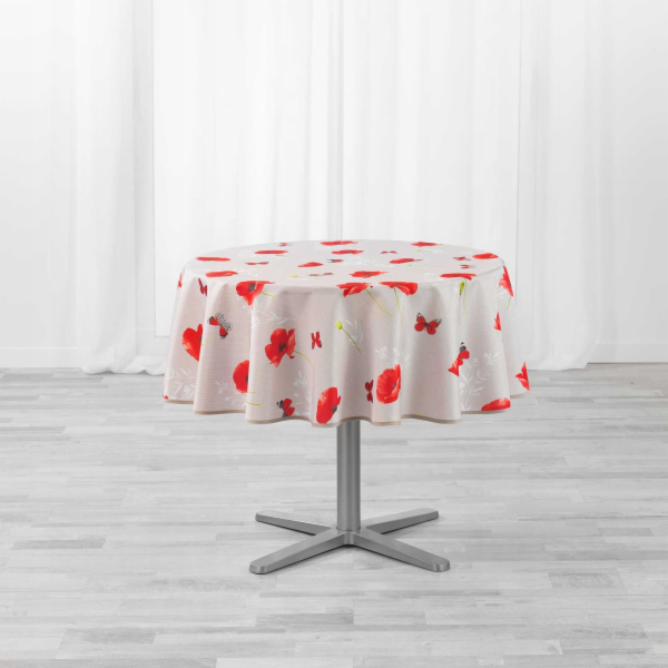 Douceur d`Interieur Kulatý ubrus do interiéru SWEET POPPY...