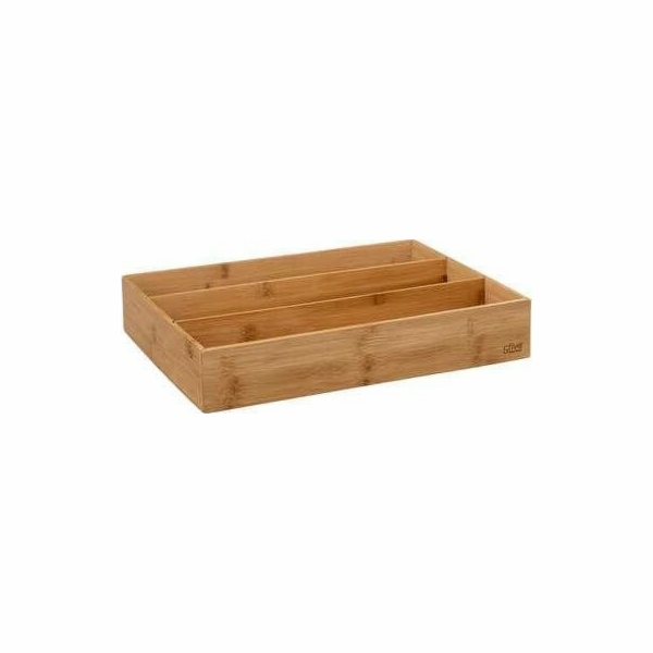 5five Organizér na kosmetiku BAMBOO, 3 přihrádky