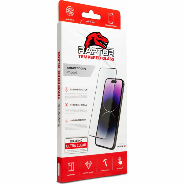 Swissten Tvrzené sklo Raptor Diamond Ultra Clear 3D pro i...