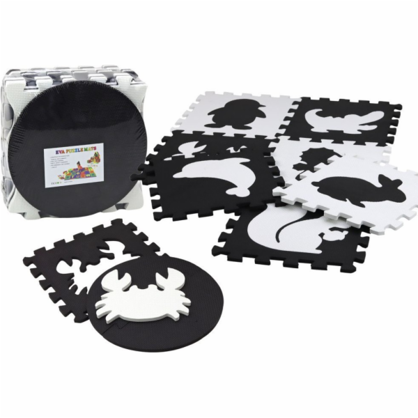 LeanToys Měkká podložka na puzzle kontrastní, vzdělávací,...