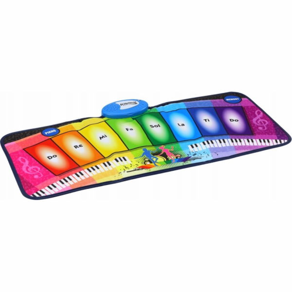 LeanToys Hudební taneční podložka Vzdělávací duhové piano