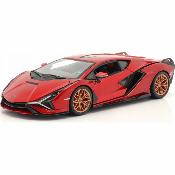 Bburago BBU 1:24 Lamborghini Sian FKP37 Red 21099RD 02702