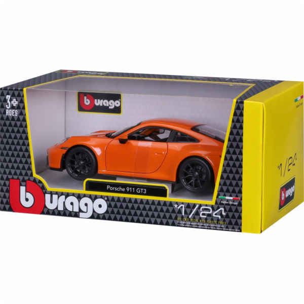 Bburago BBU 1:24 Porsche911 GT3 oranžová 21104OG 15290