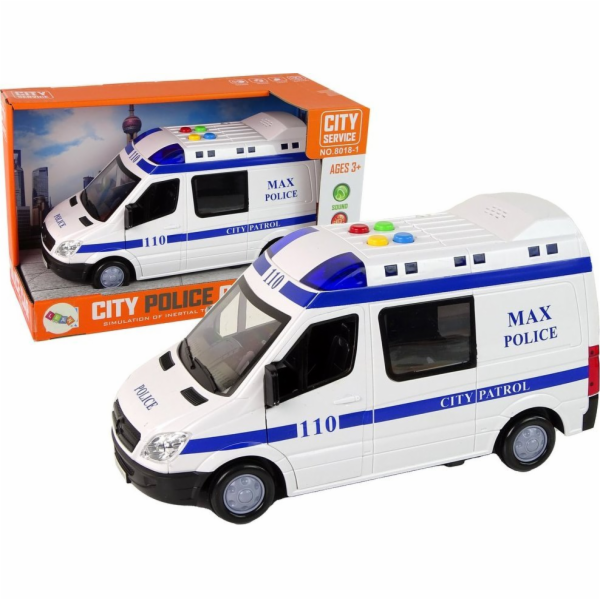 LeanToys policejní auto policejní auto třecí pohon zvuky ...