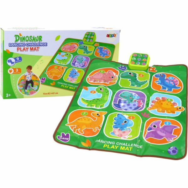 LeanToys Interaktivní taneční výzva s dinosaury, 5 herníc...
