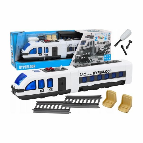 LeanToys Koleje pro osobní vlaky, které se dají otáčet, D...