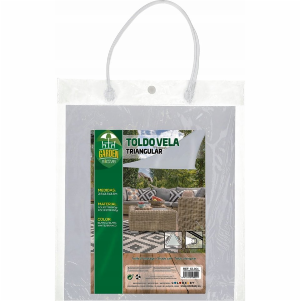 Aktive Aktivní polyesterová trojúhelníková zahradní plachta