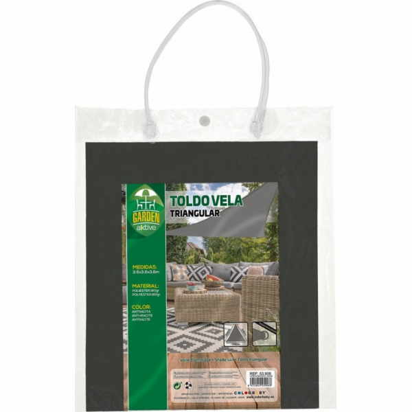 Aktive Aktivní polyesterová trojúhelníková zahradní plachta