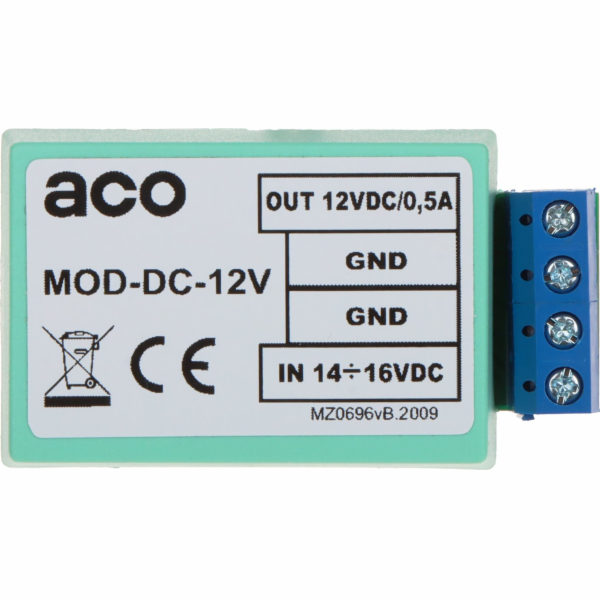 ACO Převodník NAPÁJECÍ MĚNIČ MOD-DC-12V ACO