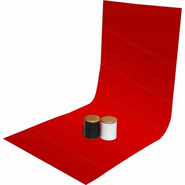 GlareOne GlareOne PVC pozadí 60x130cm - červené