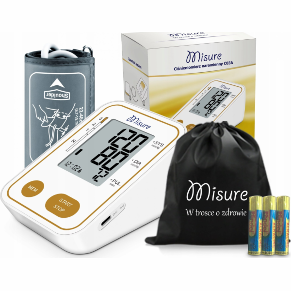 Misure Elektronický měřič krevního tlaku Mission C03A
