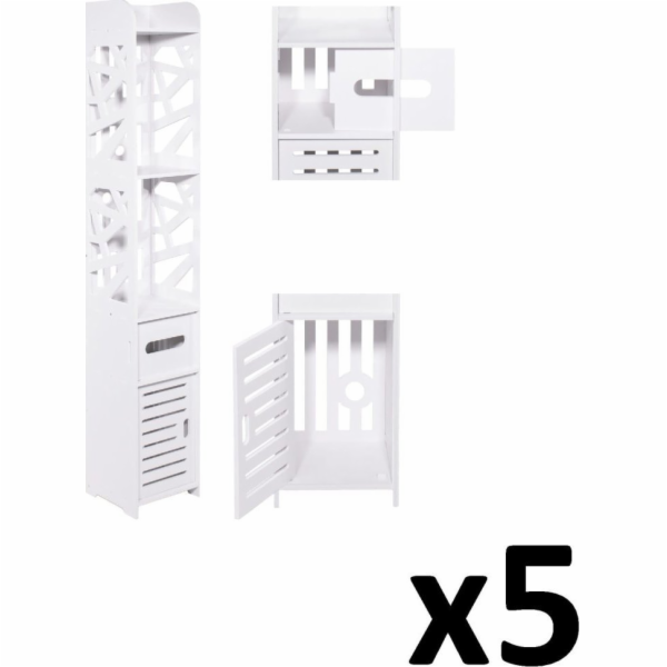 Leobert Sloupová koupelnová skříňka 120 cm x 5