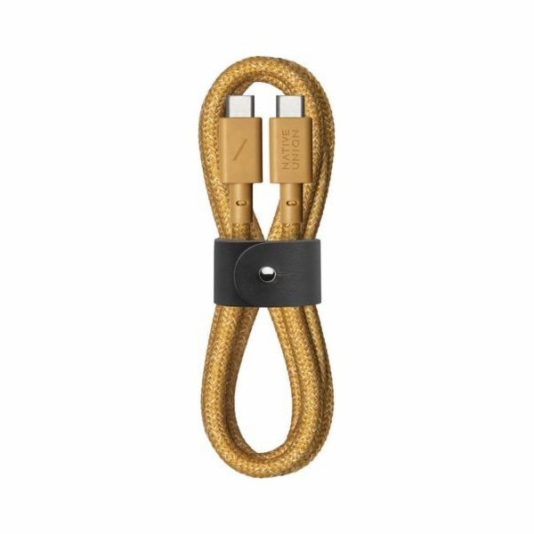Native Union Kabel USB-C na USB-C 1,2 m žlutý (BELT-C-KFT...