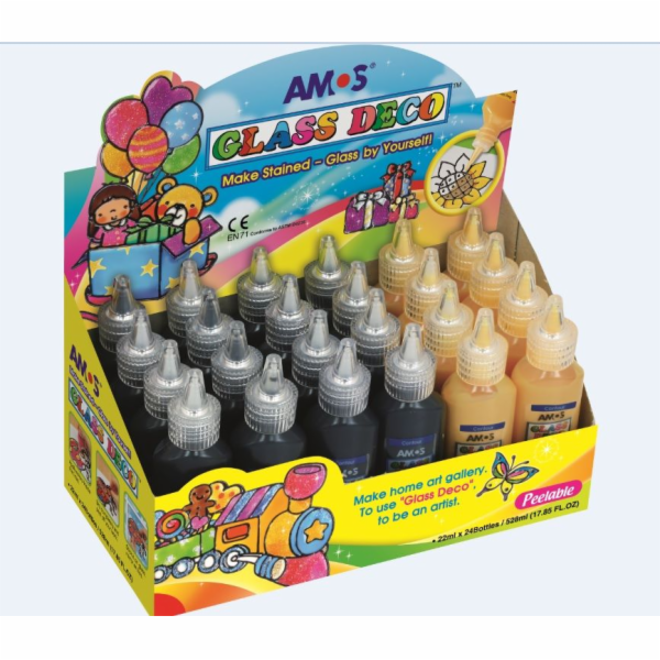 KW Office Barvy na sklo Amos 10 ml konturovací (GD22D24BG...