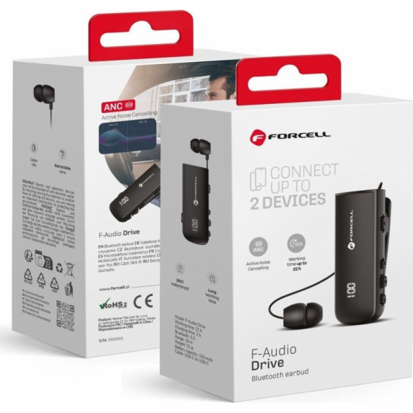 ForCell Bezdrátová / Bluetooth sluchátka FORCELL F-AUDIO ...