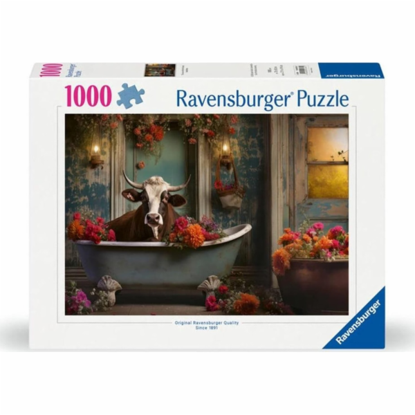 Ravensburger Puzzle 1000 Kráva ve vaně
