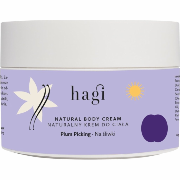 Hagi Hagi, Zpevňující tělový krém na švestky, 200 ml