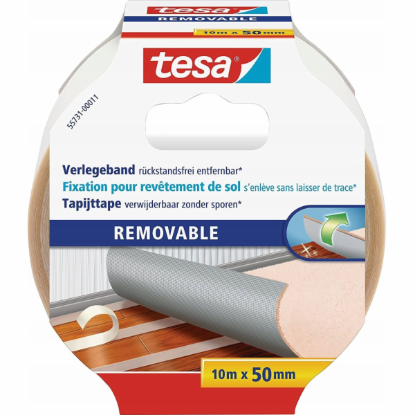 Tesa tesa Verlegeband rückstandsfree entfernbar 25m x 50mm