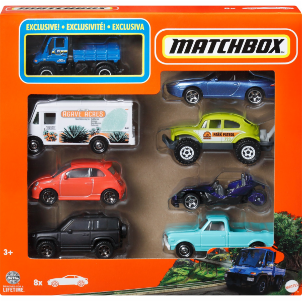 Mattel MB AUTO 8 ks HVR81 MIX WB6