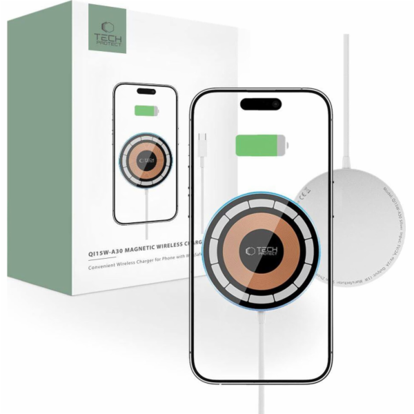 Tech-Protect Nabíječka Magnetická indukční nabíječka MagS...