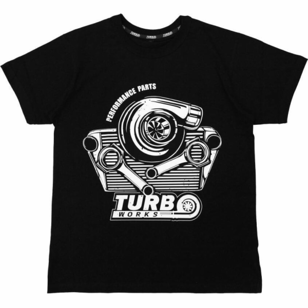 SLIDE Tričko TurboWorks černé XXL