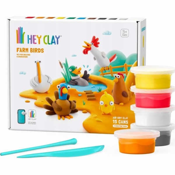 Tm Toys TMT HeyClay Sada farmářských ptáků 15020 07841