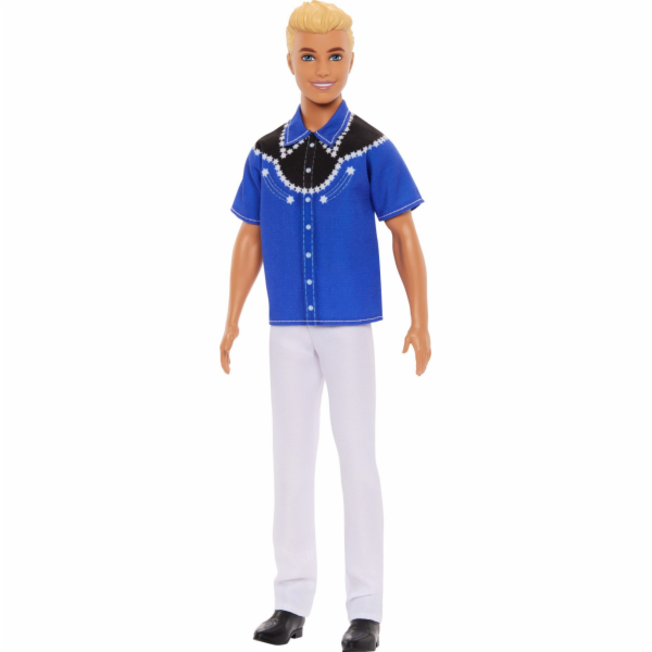 Mattel Panenka Barbie Ken v kovbojské košili (HRH25)