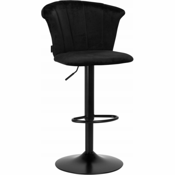 Activeshop Barová židle 4Rico QS-B801 sametově černá
